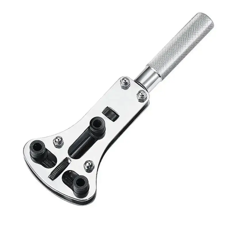 Watch Repair Tools Kit Wrist Watch Case Opener Watch Case Opener 18 Bits Adjustable Screw Back Remover Watch Repair Accessories