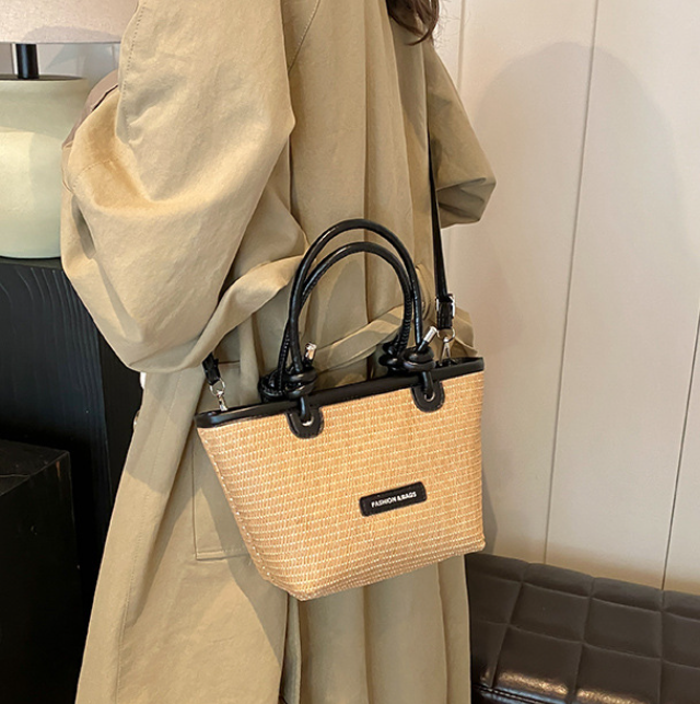 2025 Designer Women Shoulder 3 Fashion Handbag Tote Seaside Beach Vacation Trendy Woven Bag Free shipping