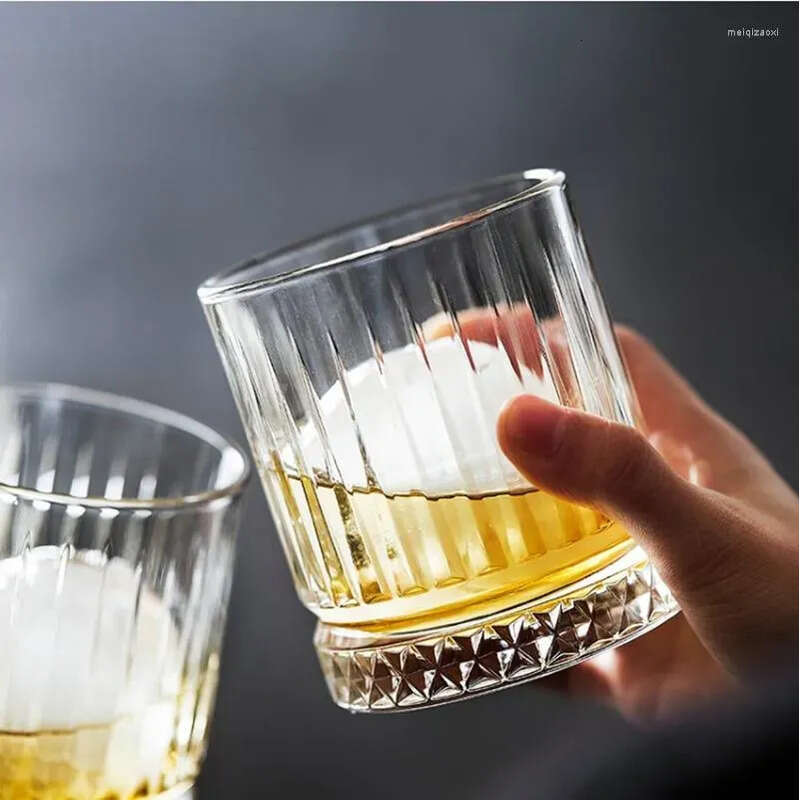 Crystal Whiskey Glasses Glass Wine Old-Fashioned Whisky Brandy Tail Perfect Gift For Couples Beer Rum Style Glassware 11.28 ware