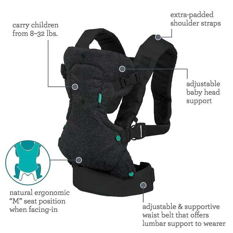 4 in 1 Multifunctional Baby Carrier Ergonomic Kangaroo Infant Kid Sling Back Front Facing Backpack Wrap newborn Bag 0-36 Months X260313