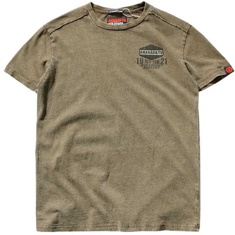 Summer New Short-Sleeved T-shirt Men s Fashionable Mid-Length round Neck Pure Cotton Tops Z240919