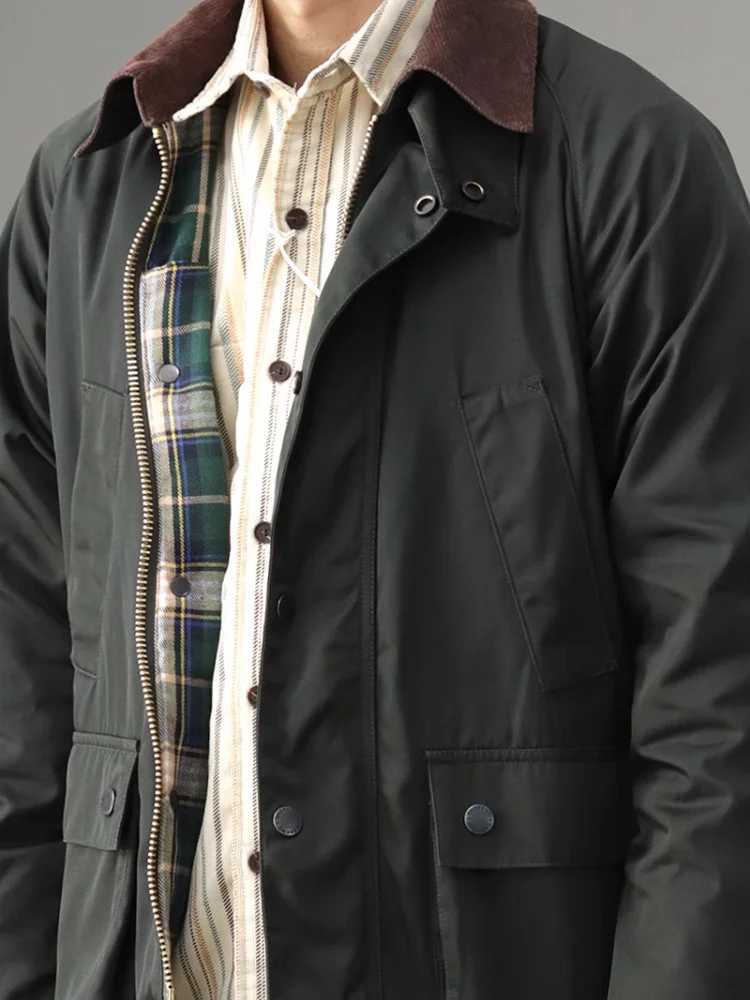 Outdoor Jacket Autumn Winter New American Retro Cargo Jacket Mens Fashion Multi-pockets Casual Heavyweight Windproof and Waterproof Coat M240919