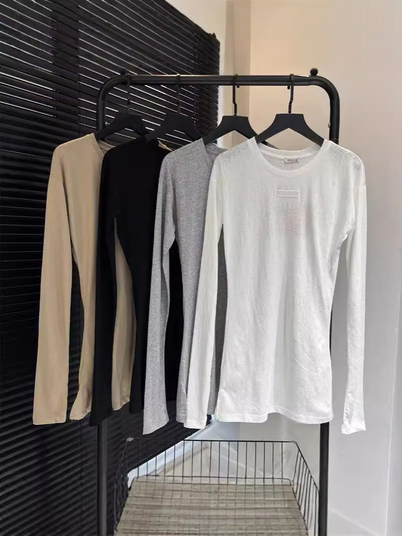 Summer Brand T Shirt Women Long Sleeves Basic Cotton High Elasticity Breathable Sexy Thin T-Shirt See Through Female Top Tee