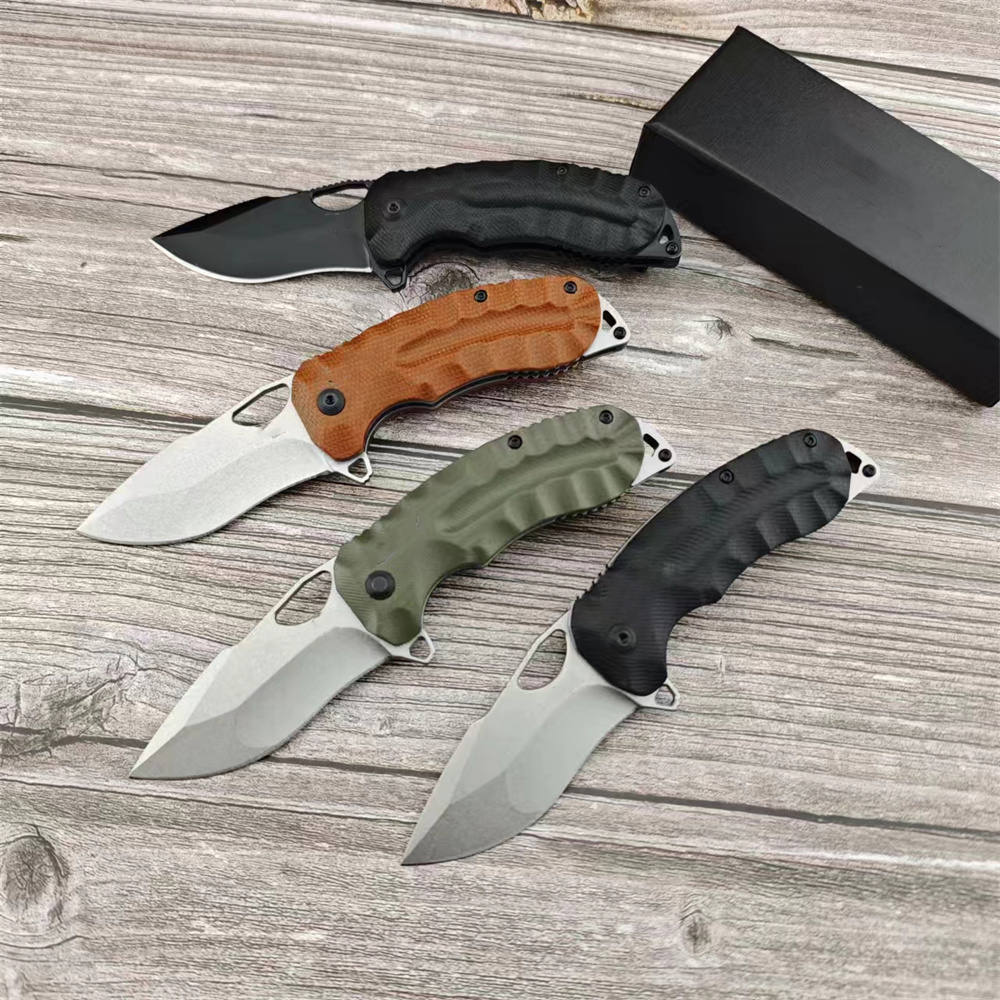 2024 Newest Kiku XR LTE Mini Flipper Folding Satin Plain Blade Natural en Micarta Handles Portable Outdoor Hunting Hiking Pocket Knife 3300 535 3200 1