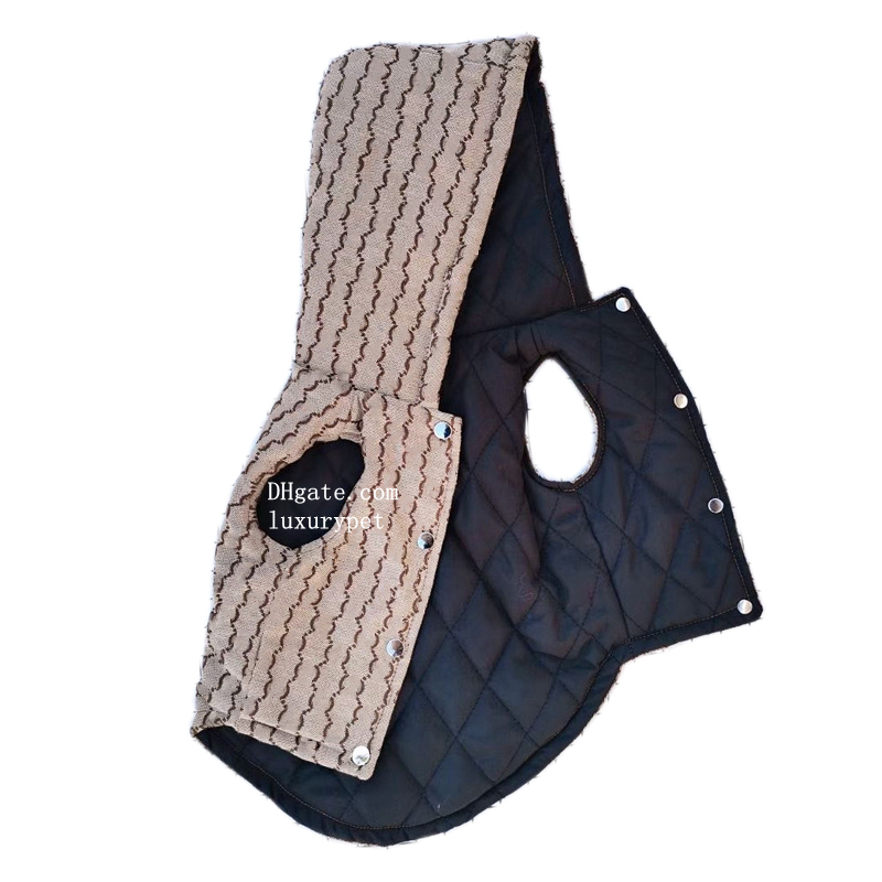 Luxury Dog Winter Coats, Classic Letter Pattern Dog Apparel for Cold Weather for Puppy, Designer Dog Jackets with Hood, Windproof Winter Clothes for Small Medium Dogs XL