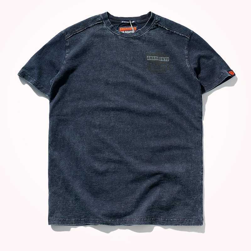 Summer New Short-Sleeved T-shirt Men s Fashionable Mid-Length round Neck Pure Cotton Tops Z240919