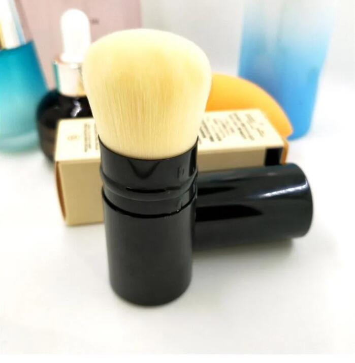 Retractable blush powder makeup brush Retractable Kabuki Brush with retail Box Single Package Brand Cosmetics Tools Brush DHL ship z250527Z2FR
