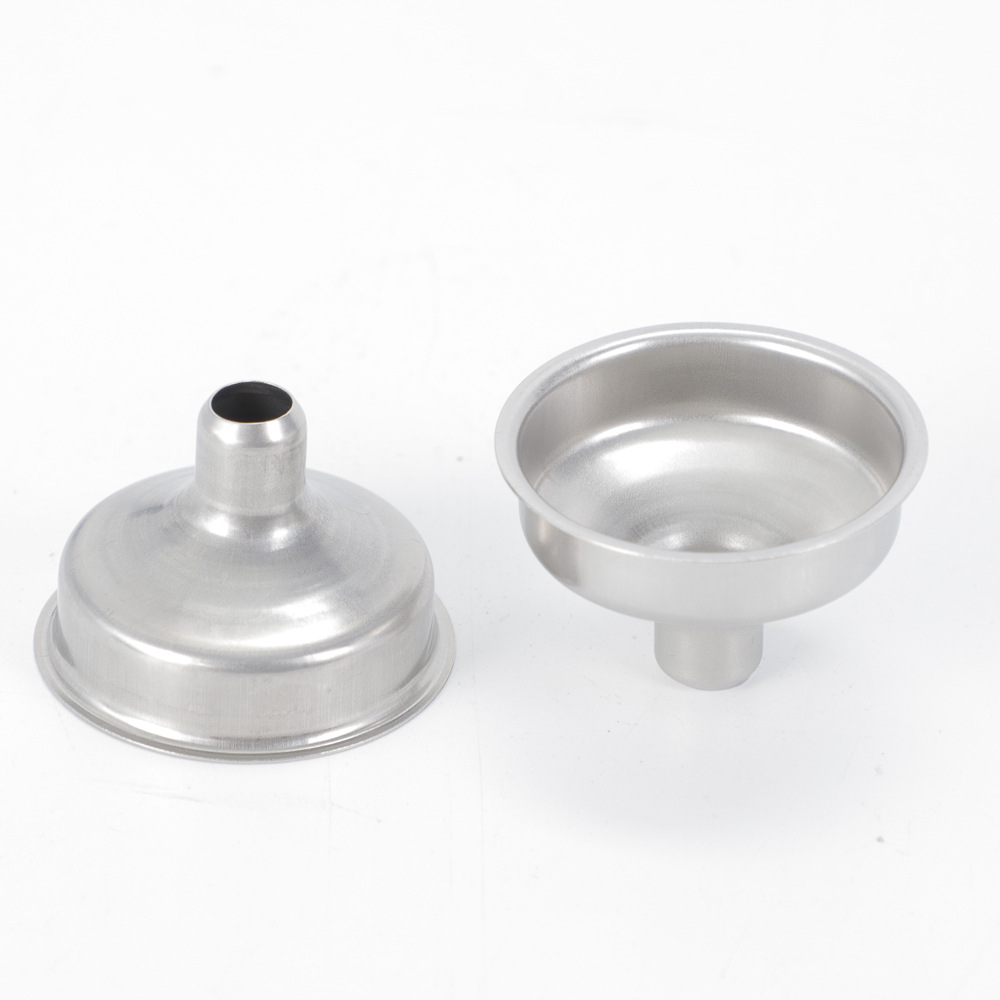 Factory spot wholesale stainless steel small funnel outdoor camping wine pot original matching funnel style funnel
