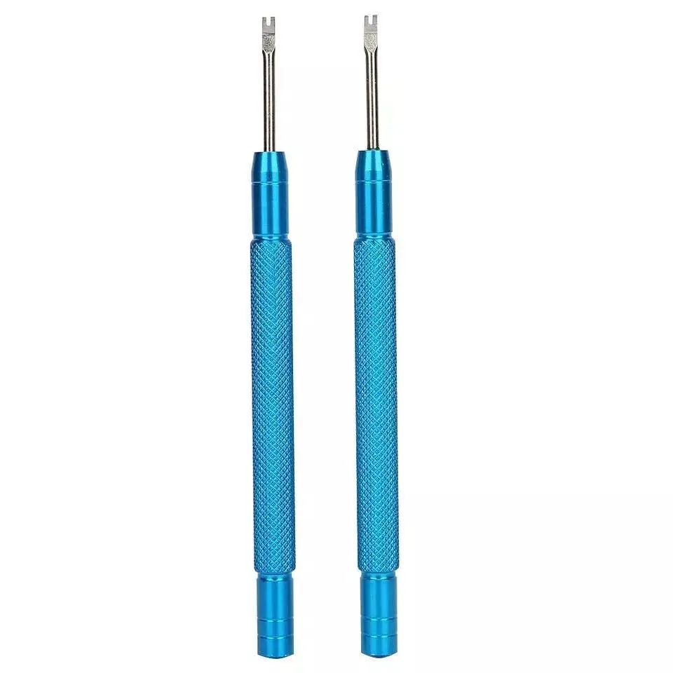 2Pcs Watch Hands Remover Manual Remover Needle Removal Lifting Tool Aluminum Alloy Steel Watch Repair Tool Watchmaker