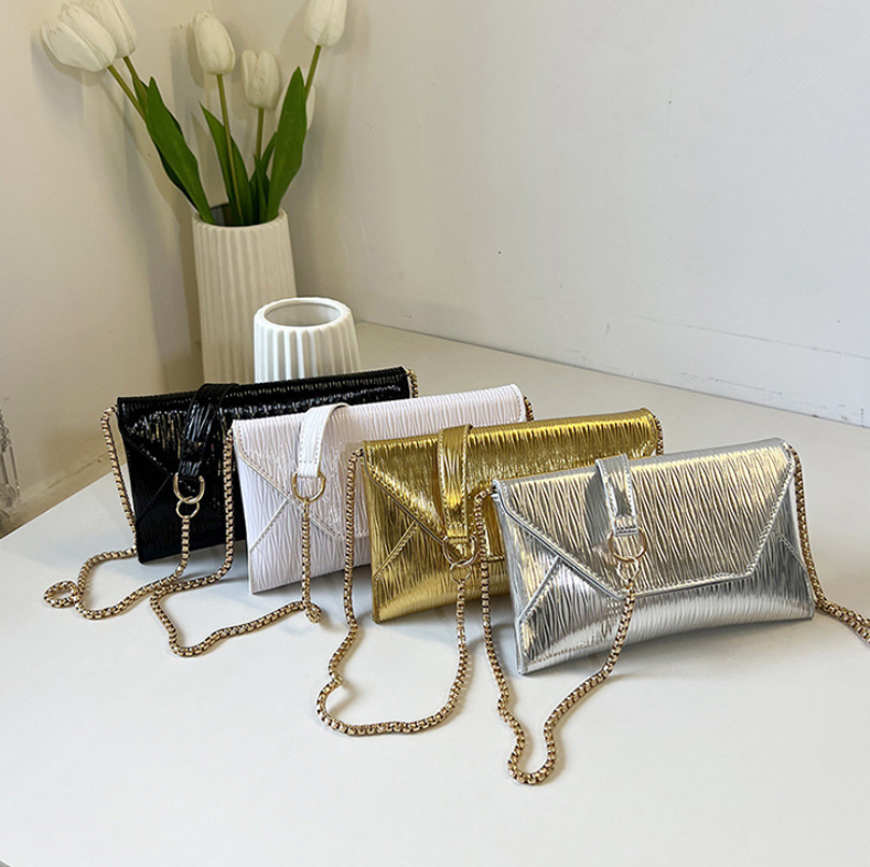 Chic Shoulder Crossbody Bag Versatile Square Purse with Trendy Chains 2024 Colors | Free Shipping 2440