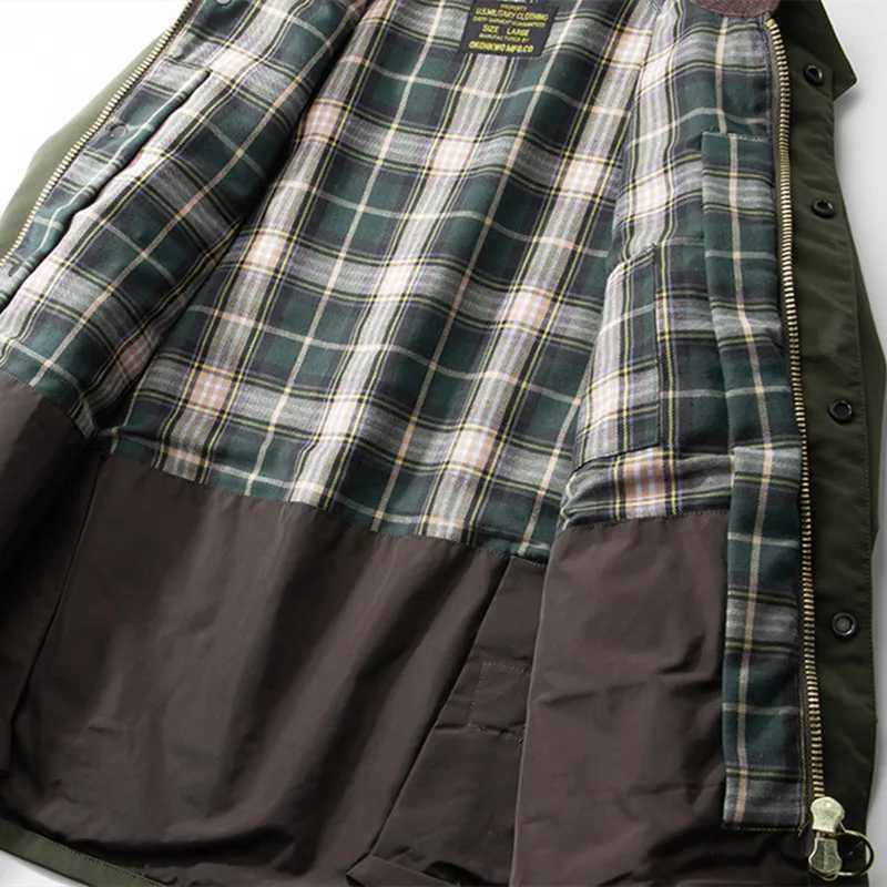 Outdoor Jacket OKONKWO Hunting Oil Wax Jacket Windbreaker Work Coat Outdoor Trekking Travel Camping Hiking Climbing Hunting Clothe Cargo Blazer M24091