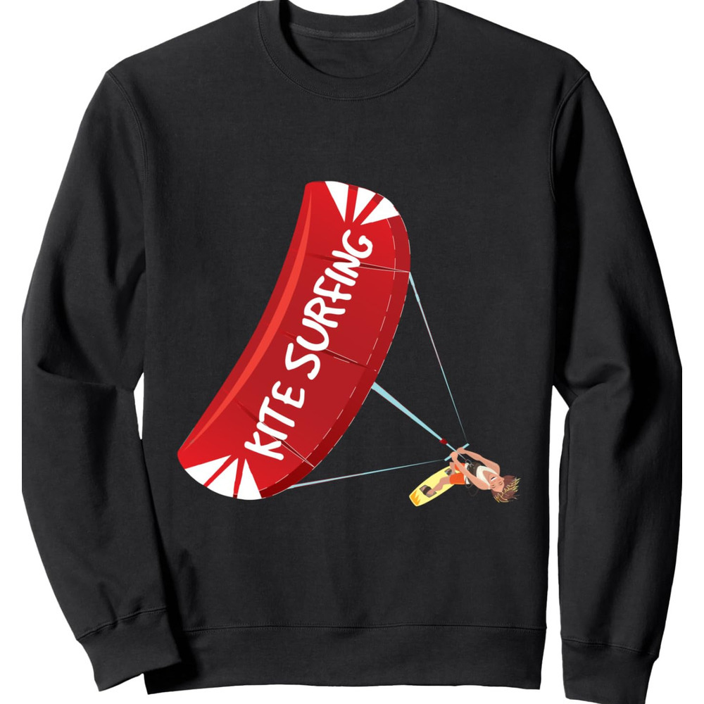 Long Sleeve Shirts for Men sweatshirt Cool Kite surfing Xtreme Aquatic Sport Gift Sweatshirt Tee Streetwear Casual tops clothes
