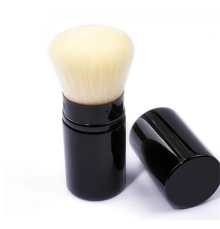 Retractable blush powder makeup brush Retractable Kabuki Brush with retail Box Single Package Brand Cosmetics Tools Brush DHL ship z250527Z2FR