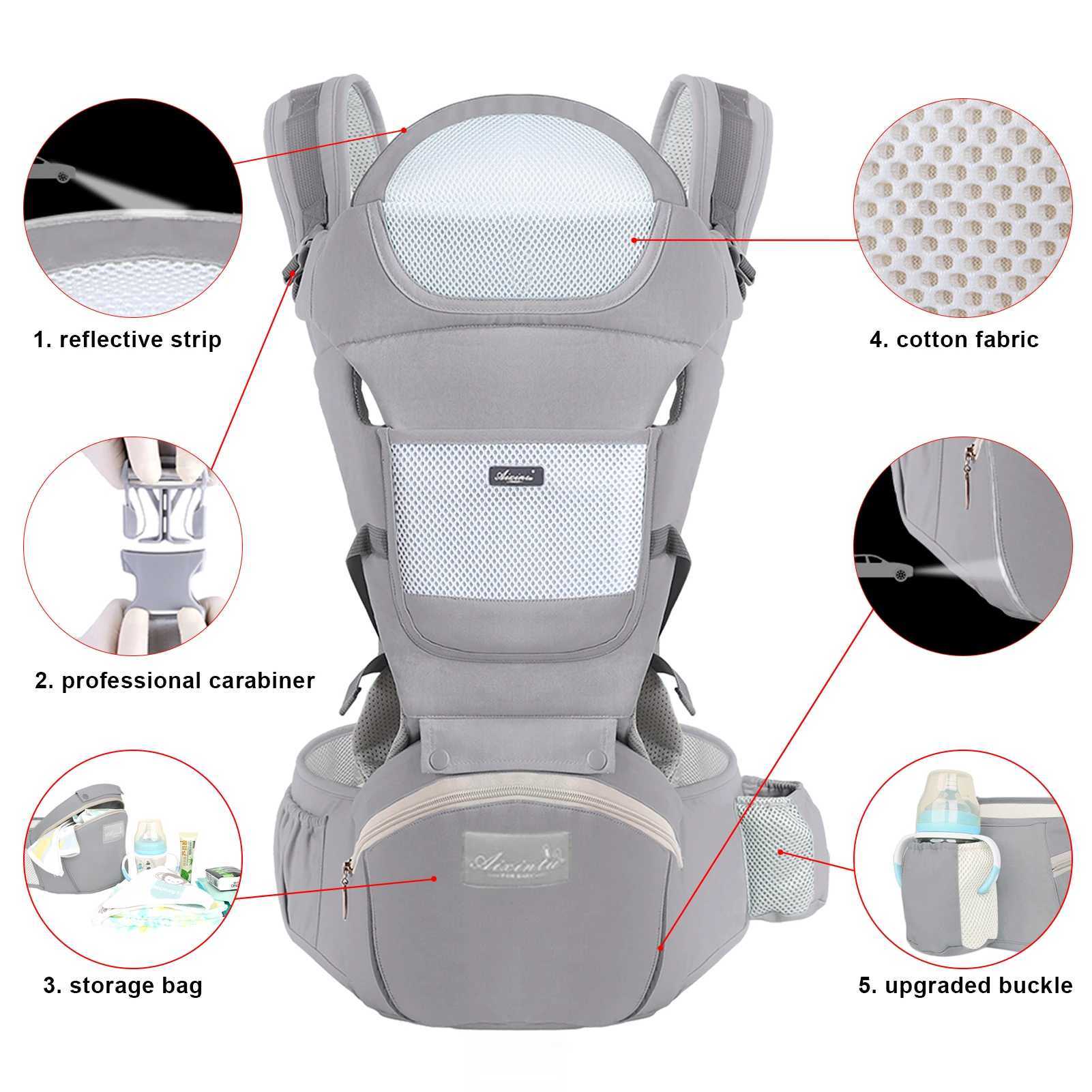 Baby Carrier Ergonomic Infant Multifunctional Waist Stool Newborn To Toddler Multi-use Before and After Kangaroo Bag Accessories Y240919