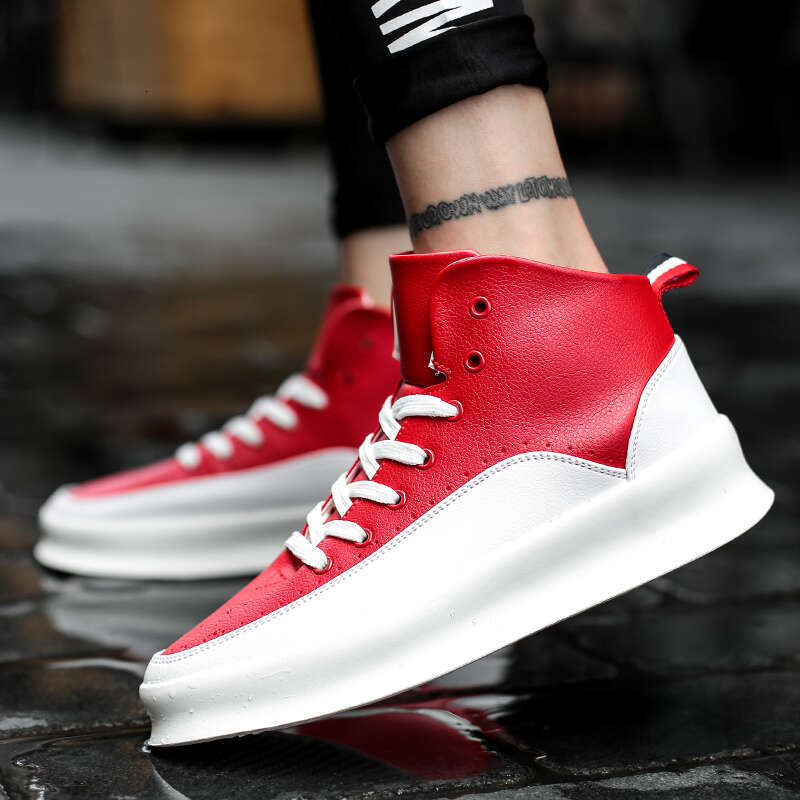 Brand Mens High-top Sneakers Trend Non-slip Basketball Casual Sport Tennis Outdoor Teenager Confortable Gym Shoes