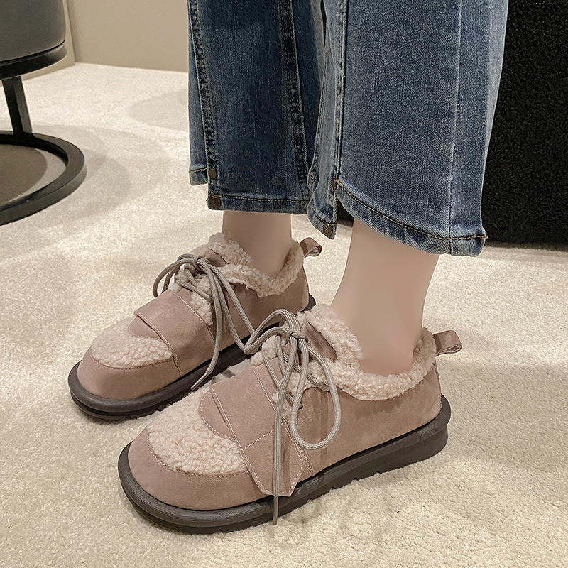 Winter Warm Fashion Boots: Women's Low Top Plus Size Versatile Style 9e0e