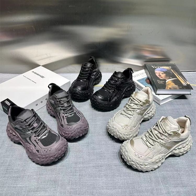 Women's Fashionable Sports Shoes: Thick Sole Clunky Sneakers for Running (Free Shipping) dh5727163