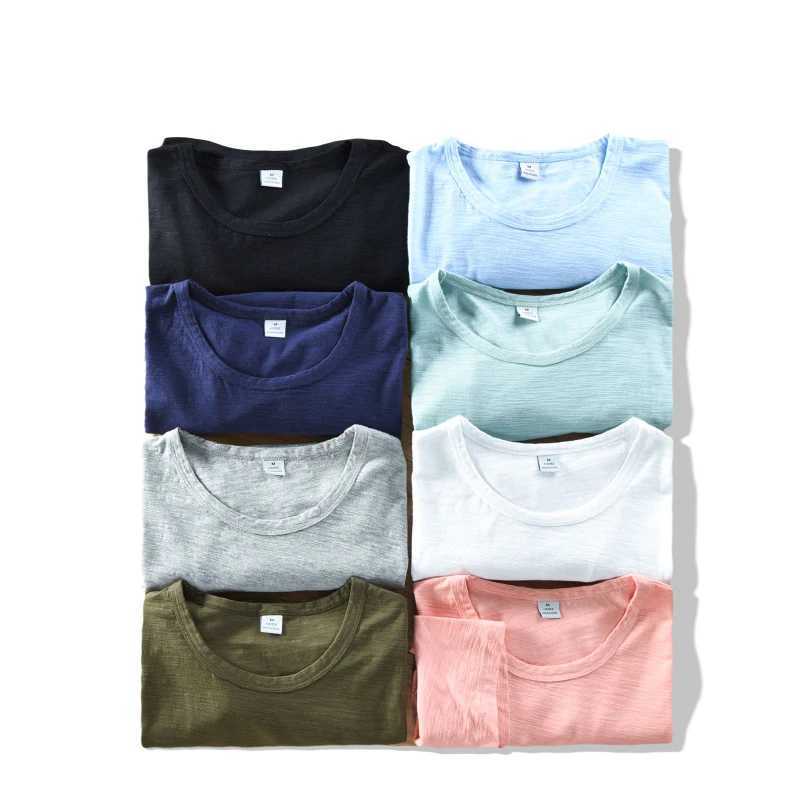 New T Shirt Men Summer 100% Cotton Short Sleeve for Men T-shirt Round Neck Breathable Soft Tops Tees - Size M-XXXL Z240919