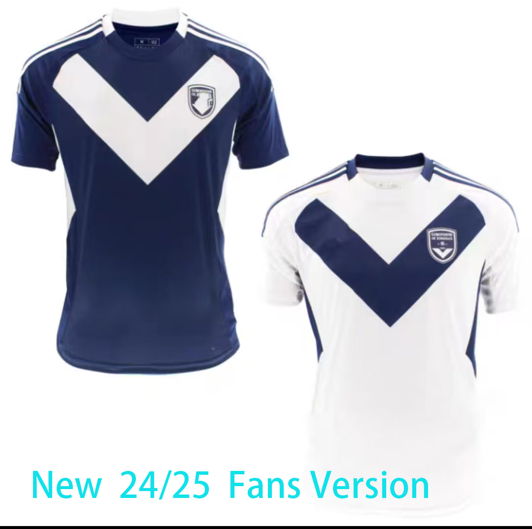 2024 2025 Girondins de Bordeaux soccer jerseys CARROLL BONTE BOKELE WEiSSBECK Home&Away Fans version