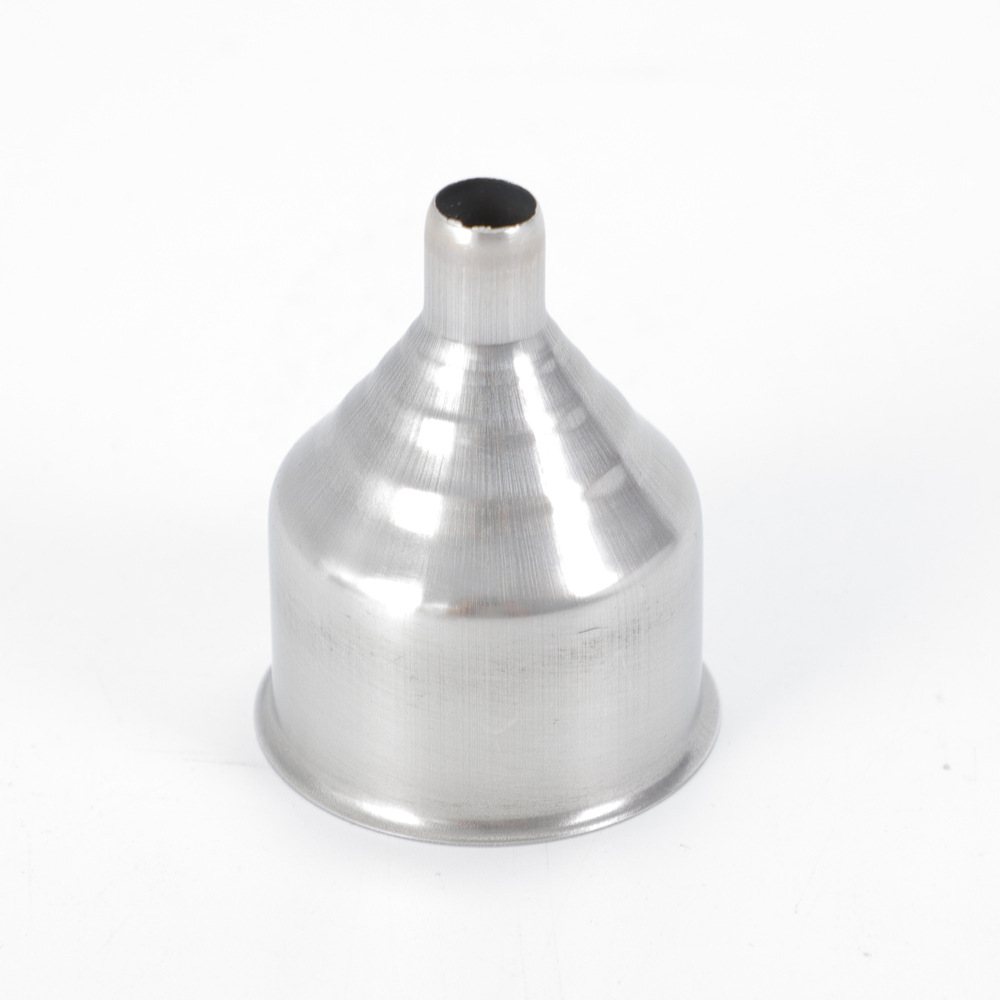 Manufacturer wholesale outdoor portable metal stainless steel funnel wine pot thickened oil leak wine accessories