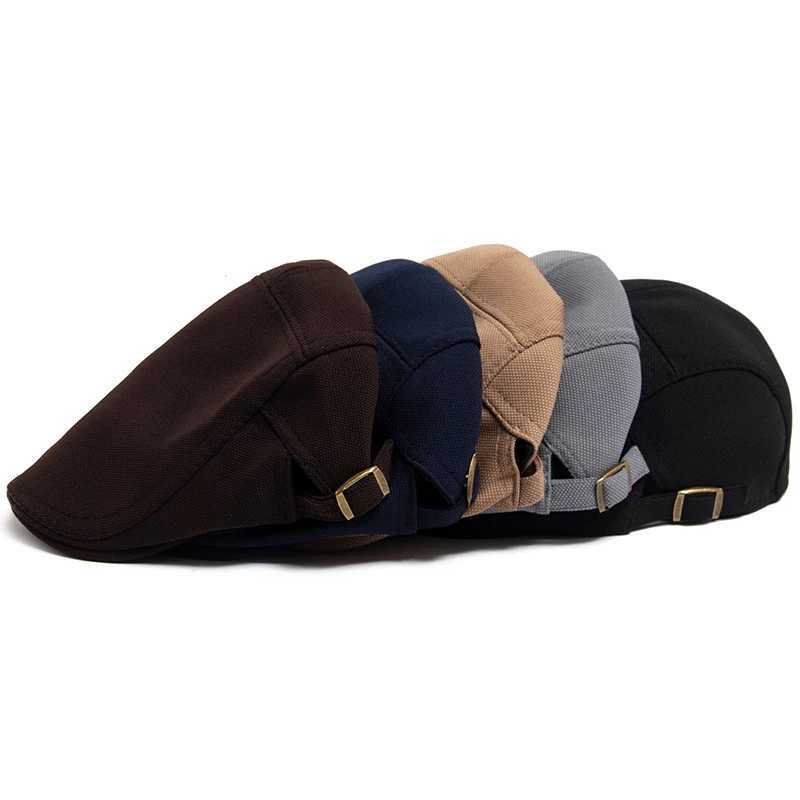 New Spring Autumn Beret Men Pineapple Pattern Fabric Casual Vintage Newsboy Hat Women Visor Fashion Retro Flat Cap AdjustableX240919