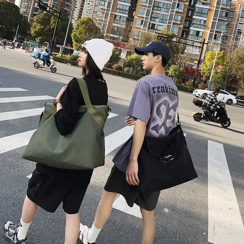 CMM Tiptoegirls Anti Tear Nylon Large Totes Bag for Women Simple Leisure Shoulder Solid Black Green Lady Messenger Handbags 240919