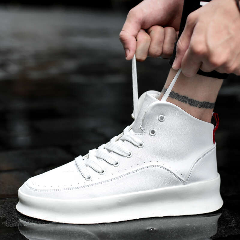 Brand Mens High-top Sneakers Trend Non-slip Basketball Casual Sport Tennis Outdoor Teenager Confortable Gym Shoes