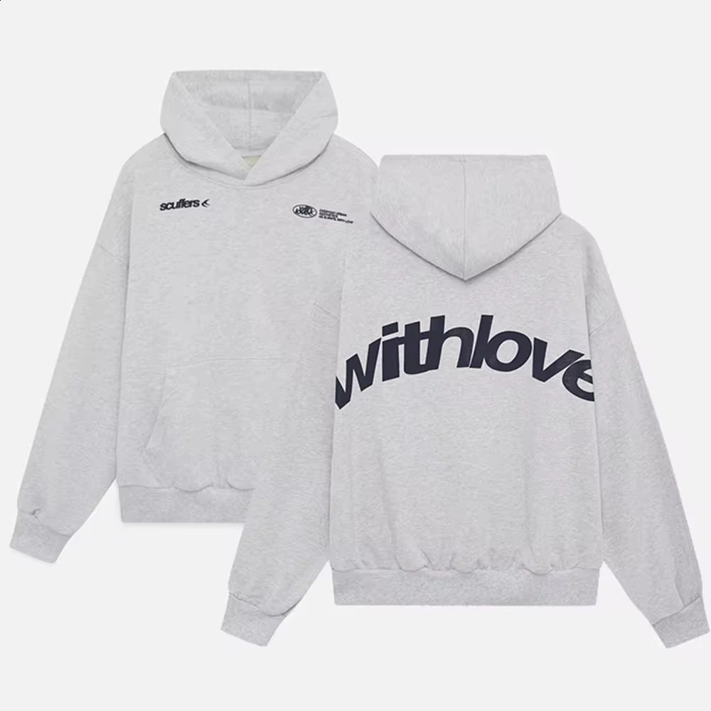 High Quality Hoodie Withlove Couple Tokyo el Printed Womens Pullover Kaulitz Fashion Womens Hoodie Sportswear 240919