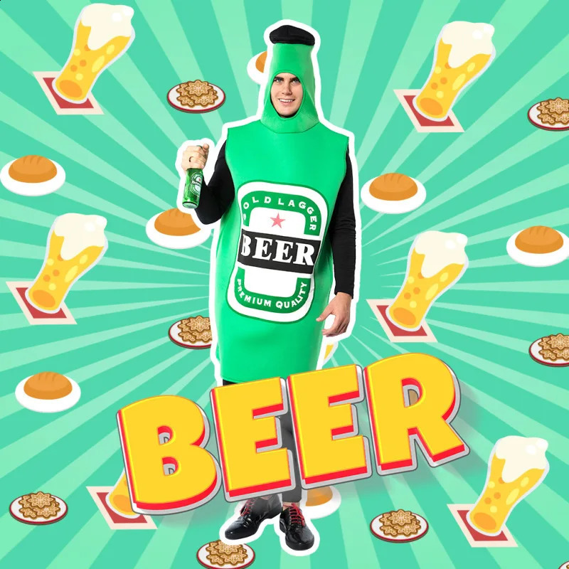 Halloween Beer Party Fun Stage Costume for Women and Men 240919