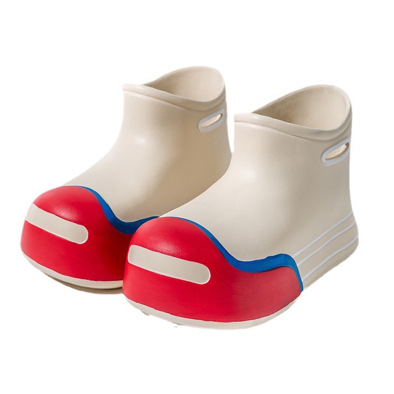 Rain Boots Women's New Waterproof Rubber Shoes Cute Rain Boots Comfortable Garden Work Shoes Kawaii Short Boot Botas