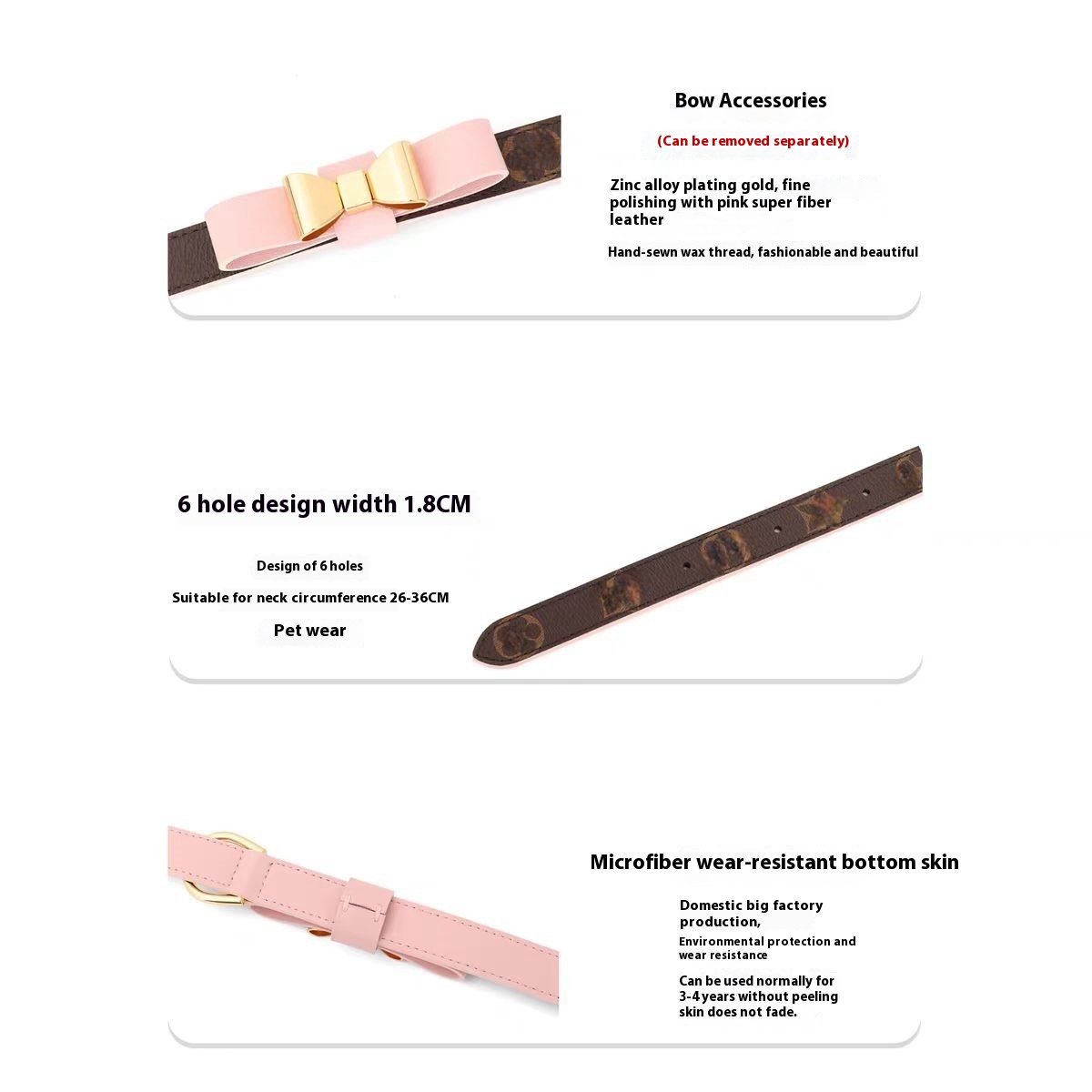 Dog Collars Genuine Leather Puppy Leash Small And Medium-sized Cat And Dog Chain Poodle Teddy Schnauzer Pomeranian Deer Dog Walking Collar H250219