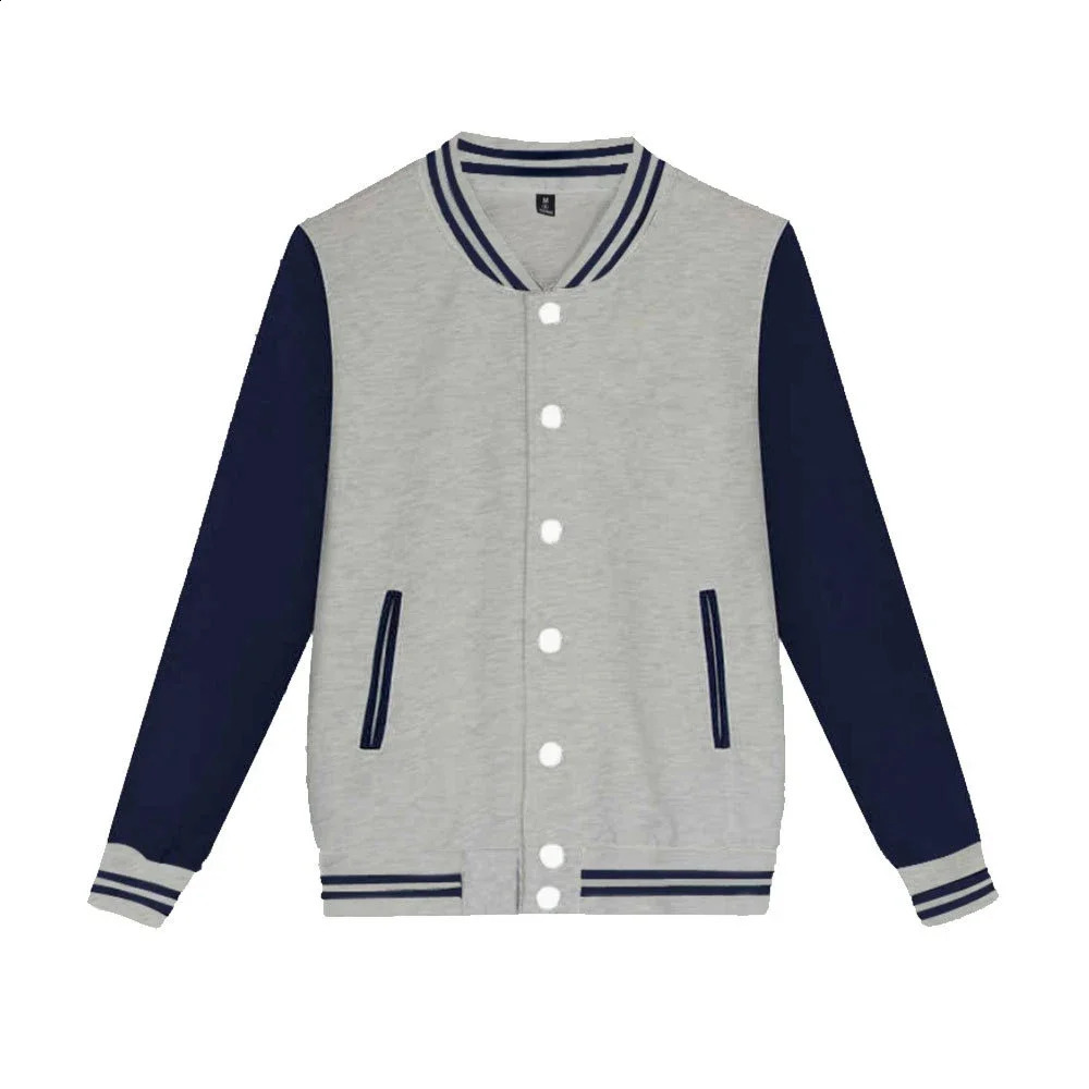 Couple Baseball Jacket Spring Autumn Mens Womens Pilot Bomber University Varsity Solid Casual Hip-hop Korean Fashion Clothes 240919