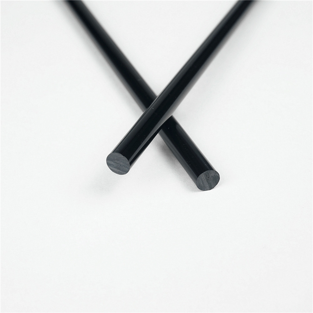 Plastic round pipe support pipe Children's toy tent home support PVC plastic pipe Round black solid