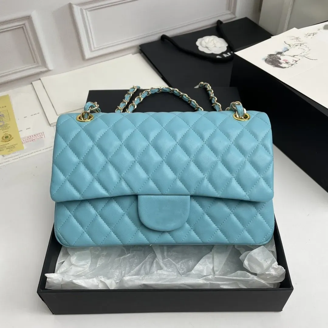 10A Mirror Quality Top Designer Bags Crossbody Bag Luxurys Handbags Woman Classic Flap Chain Shoulder Bag High Quality Leather purses cardholder Pink White