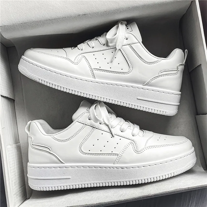 GAI New Board for spring new leather breathable sports and leisure youth trend versatile thick soled men's shoes Mint