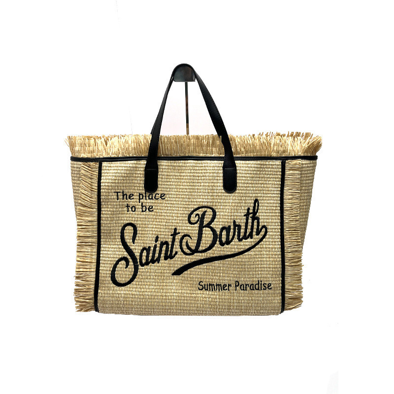 Light Brand Design Straw Handmade Tassel Handbag Tote New Ladies Large Capacity Casual Travel Fashion