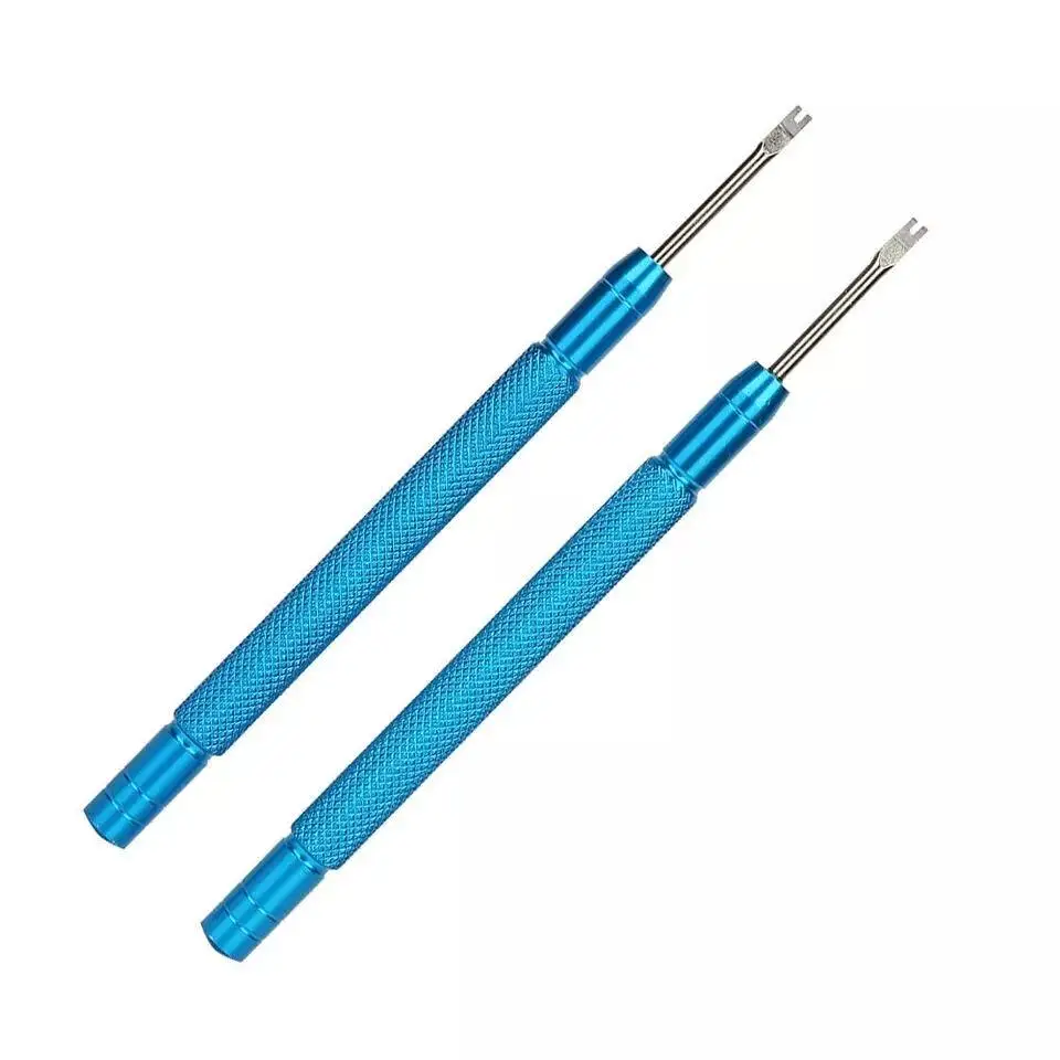 2Pcs Watch Hands Remover Manual Remover Needle Removal Lifting Tool Aluminum Alloy Steel Watch Repair Tool Watchmaker