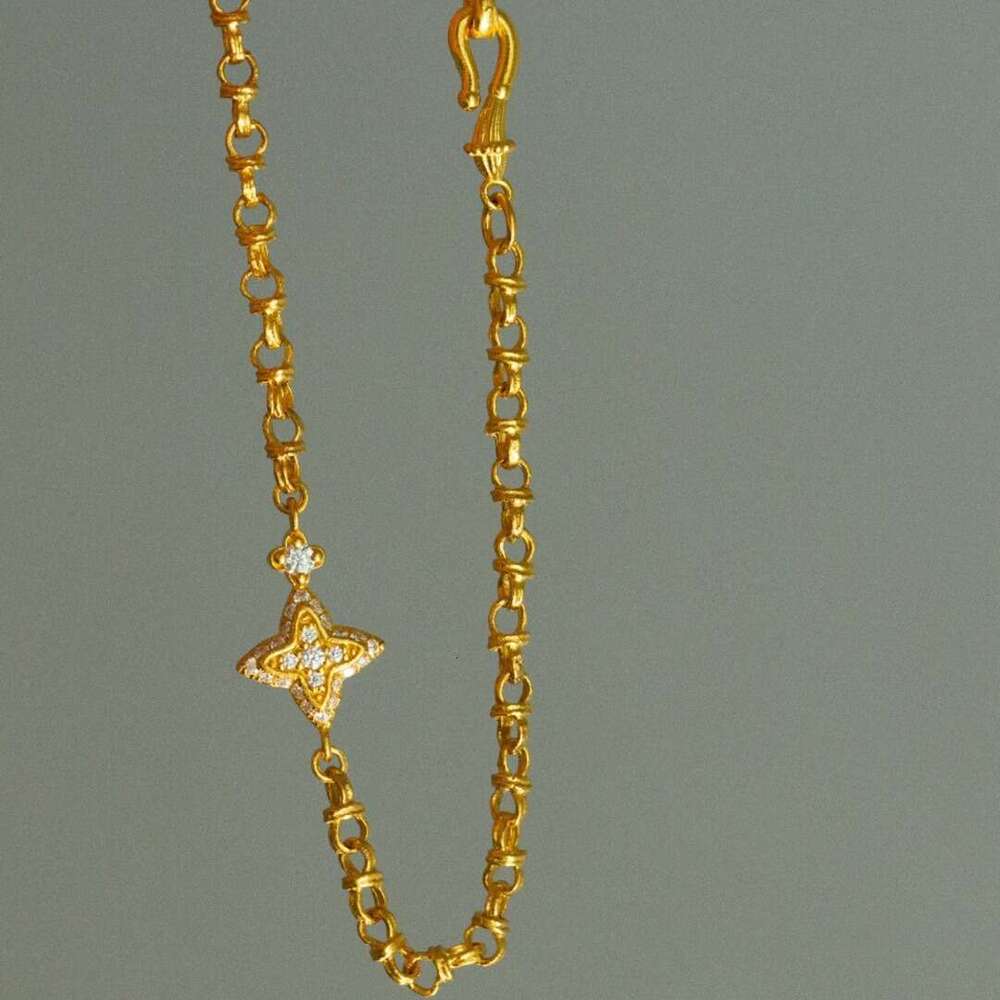 Bracelet For Men and Women Designer jewelry Small and niche 18k gold fine bracelet, ins style mousang bracelet, star bracelet, men's and women 