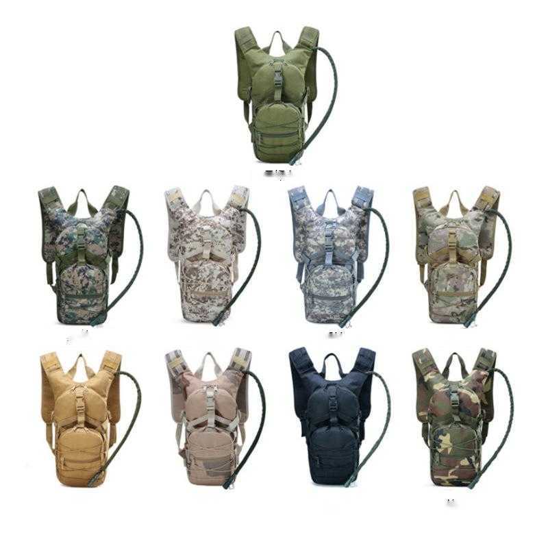 men's women's bags, Oxford cloth sport off-road backpack, tactical backpack, outdoor water bag backpack, camouflage backpack 240915