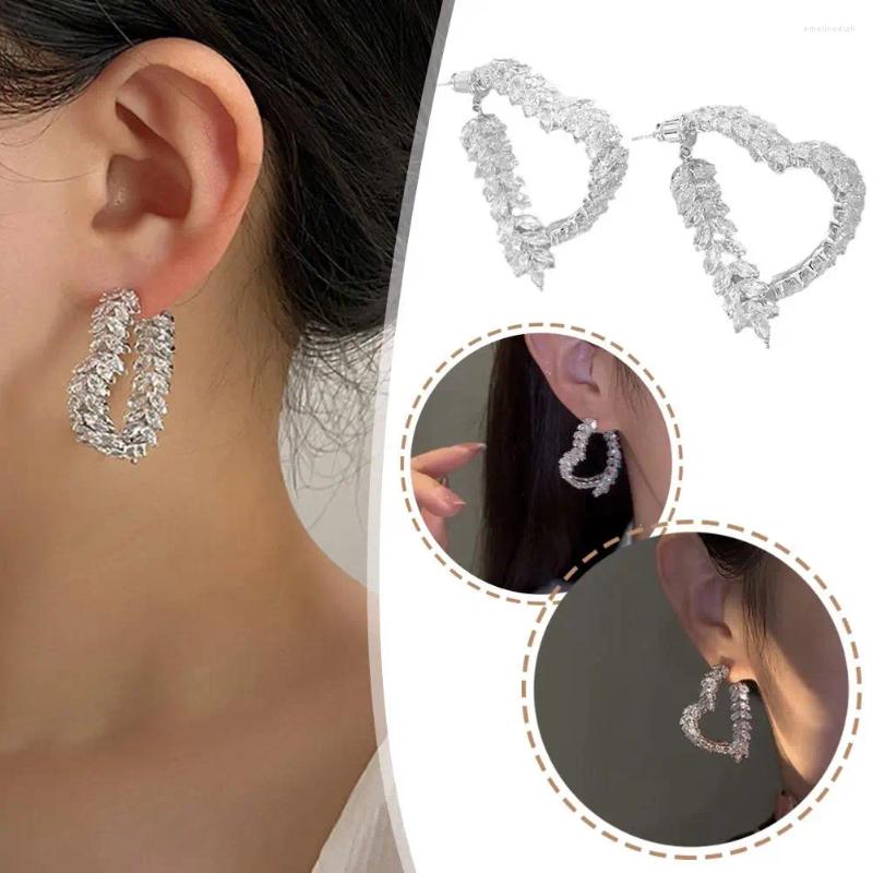 Earrings Wheat Stud Zircon Hoops Korean Design | Charm Jewelry 4