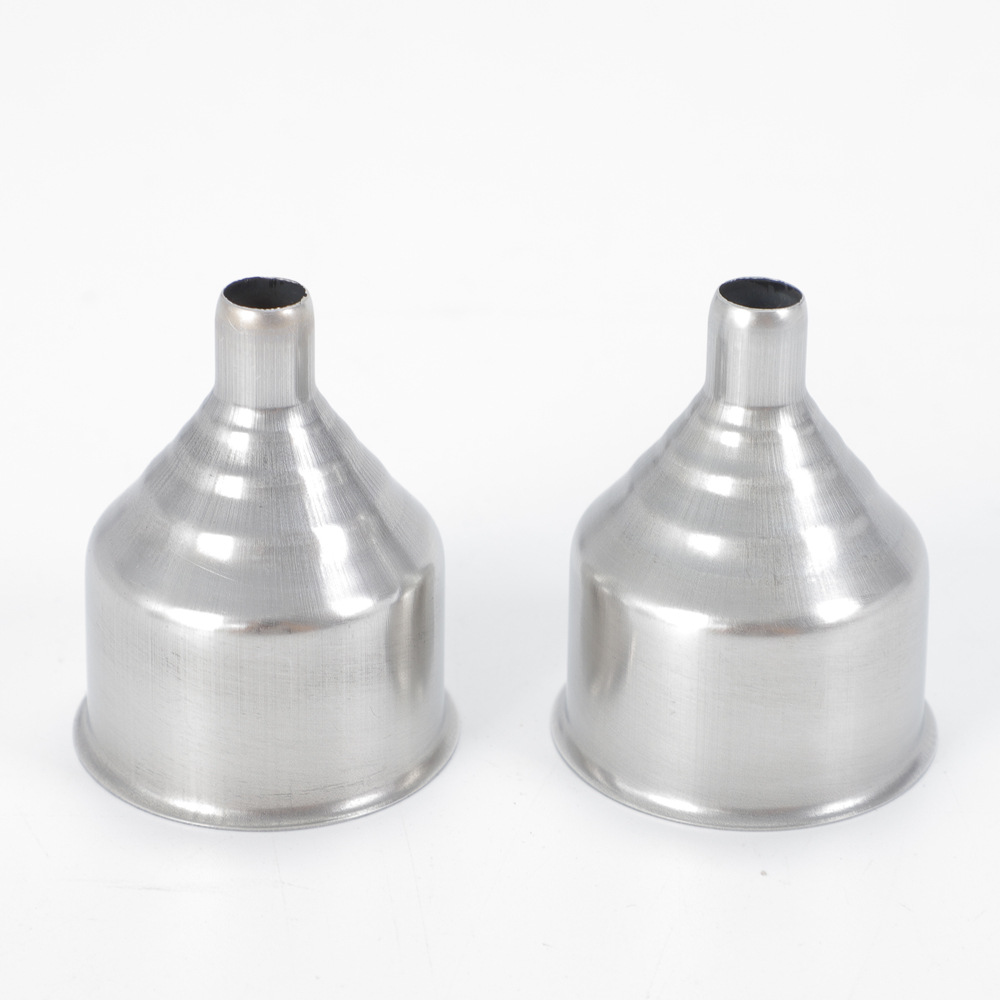 Manufacturer wholesale outdoor portable metal stainless steel funnel wine pot thickened oil leak wine accessories
