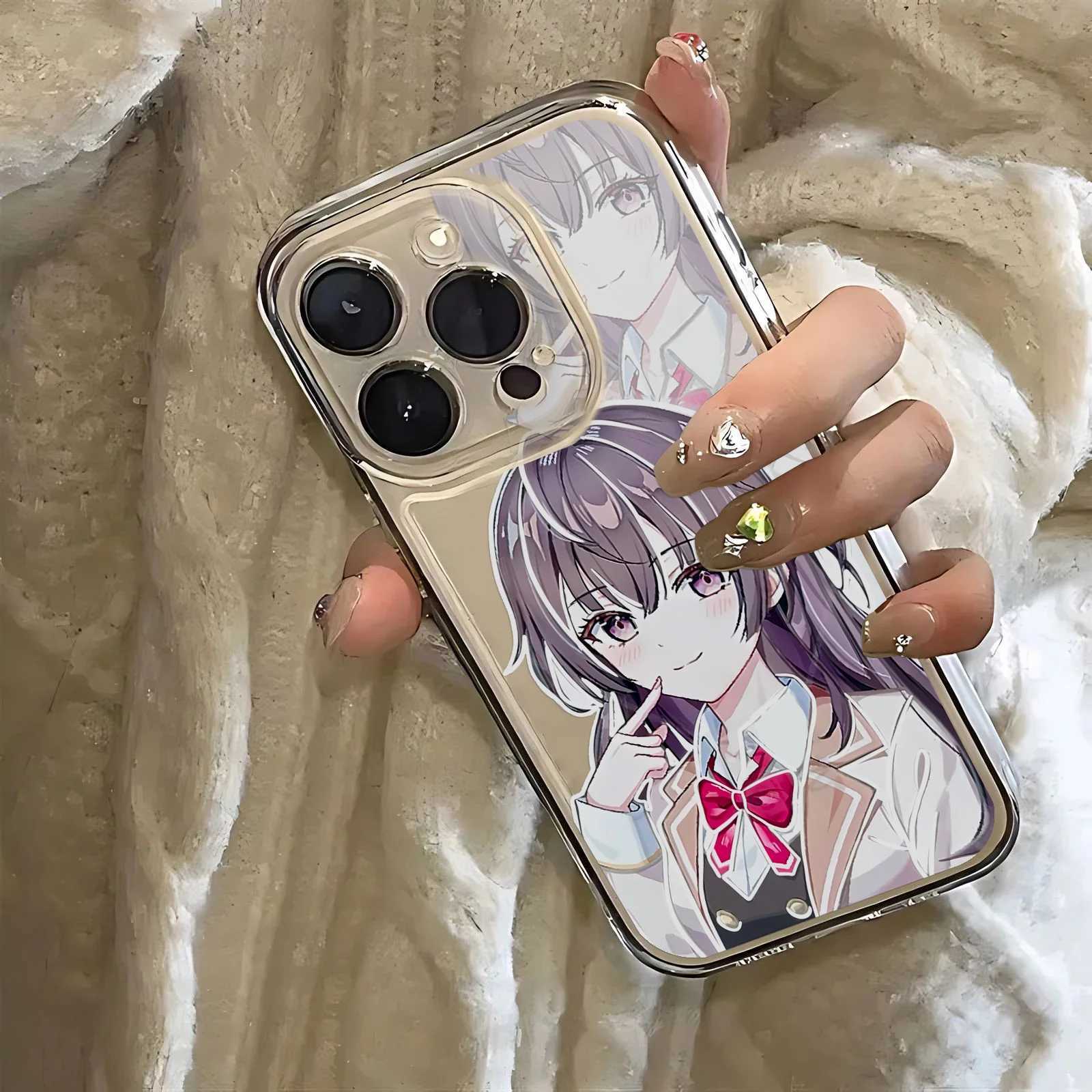 Kawaii Anime Girl Alya phone case suitable for lPhone 16 15 14 13 12 11 Mini Pro Max X XR XSMax 7 8 Plus SE20 transparent coverCL240720