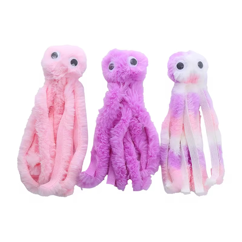 Cat toy Cute octopus plush toy bite resistant teeth interactive play pet supplies