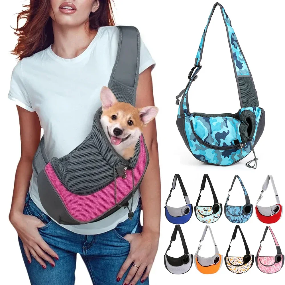 New Stylish Transport Tote Bag Crossbody Shoulder Bag Dog Pet Shoulder Bag Adjustable Cat Carrier Washable Soft and Breathable