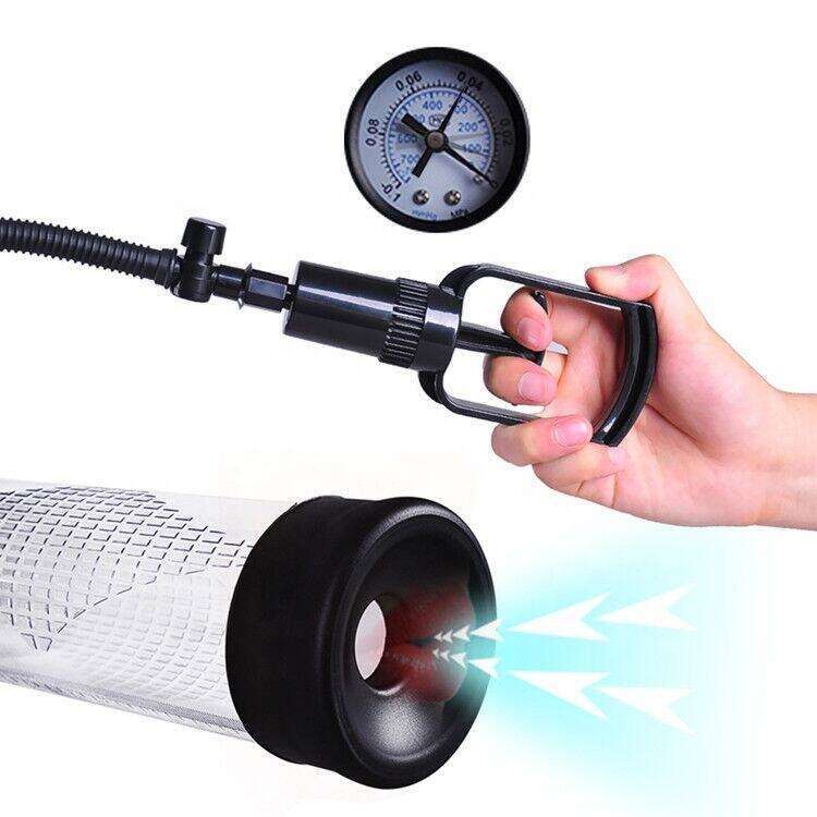 LOVE Adult sex toy wholesale store male pull rod with pressure pointer rubber sleeve penis AIDS exercise device penis pump