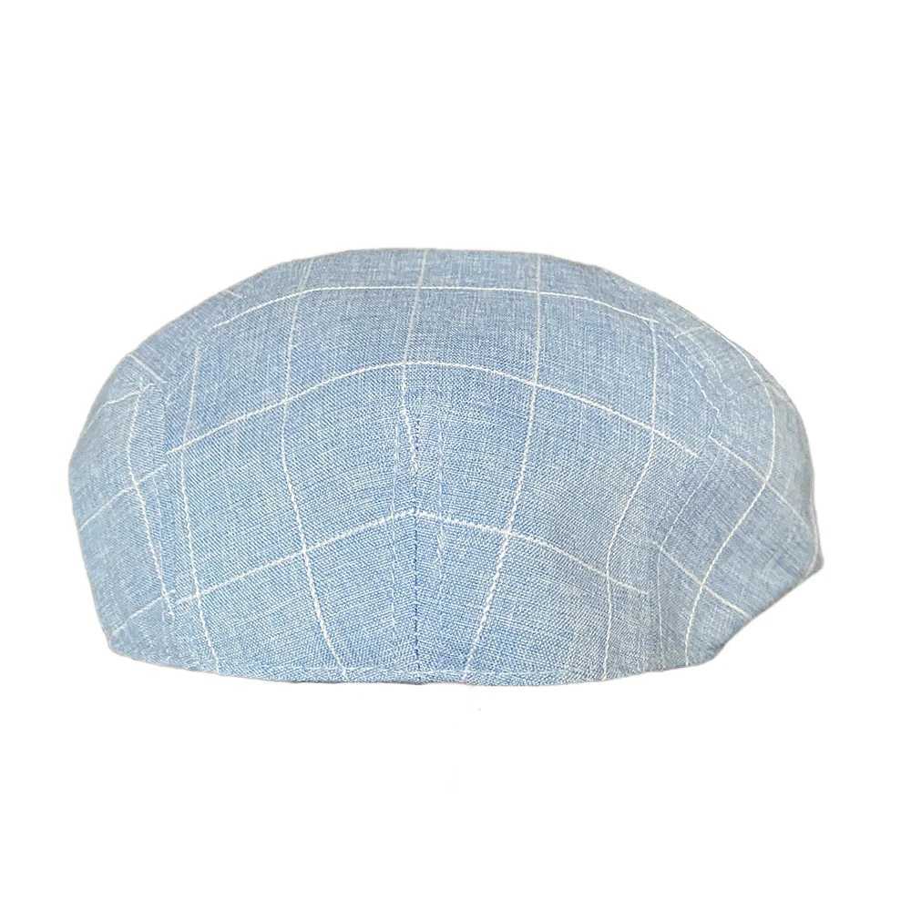 Spring Summer Linen Newsboy Cap New White Gray Yellow Breathable Beret Mens Women Literary Retro Hat England Hats Male Hats 47X240919