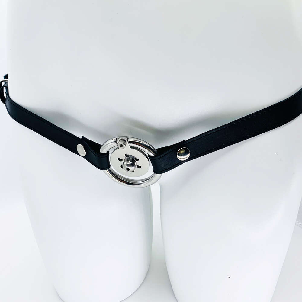 FRRK Stainless Steel New Metal Chastity Belt Chastity Cage Device With Silicone Glans Cage Adult Sex Products for Male