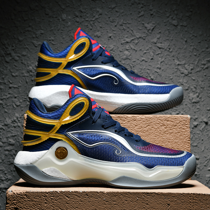High-quality Men's Basketball Shoes Women Reflective Basketball Sneakers Men Outdoor Rubber Anti Slip Sports Training Shoes Male