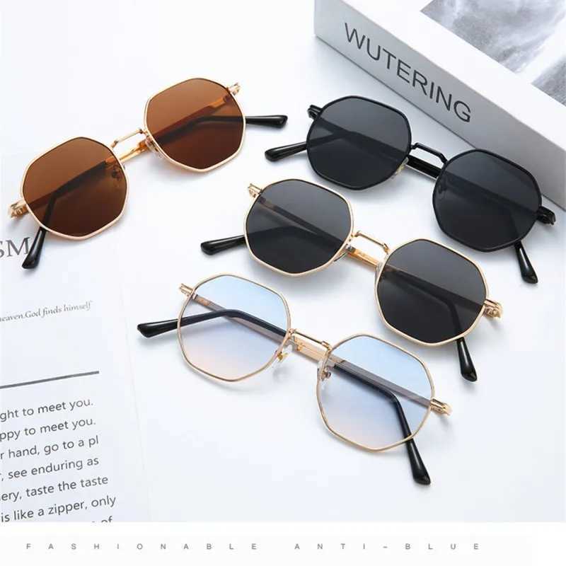 Polygon Metal Sunglasses Vintage Frame For Women Sunglasses Men Luxury Brand Design Sun Glasses Women Mirror Gafas De Sol Uv400X240920