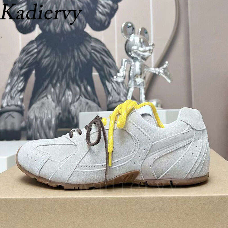 Casual Women Colourful Lace Up Running Round Toe Women's Sports Shoes Comfort Flat Sneakers Woman